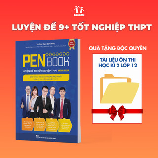 Sách lớp 12 - PENBOOK môn Hóa Học – Luyện đề thi tốt nghiệp THPT theo xu hướng mới nhất dành cho 2k6 (Bản thi năm 2024)