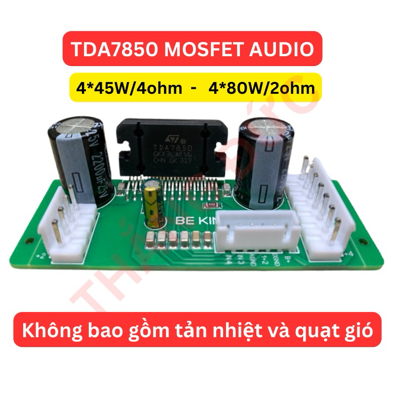 mạch công suất class AB MC13304T3 , LV47002 , LA47505 , TDA7560A ,TA8273H , TDA7386 , LV47017, TDA78