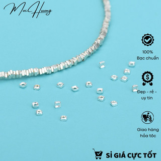 Charm bạc nhỏ hình vuông xinh xinh - MH358