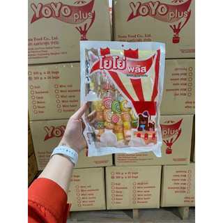 Kẹo dẻo xiên que thái lan yoyo barr gói 12 que gói 300gr