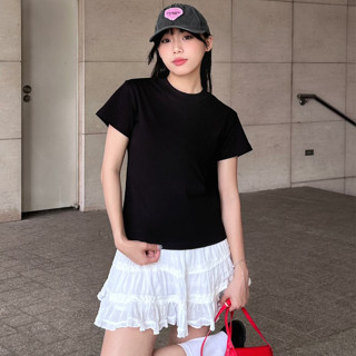 Áo baby tee nữ trơn nhiều màu, áo thun nữ babytee basic đẹp cotton cao cấp thấm hút mồ hôi - BBT