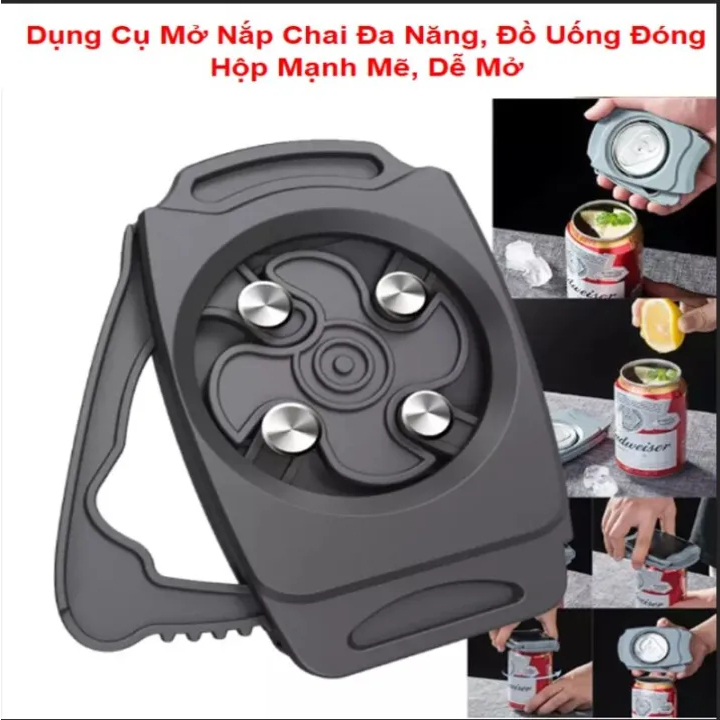 Dụng cụ mở nắp lon khui cắt nắp lon bia nước ngọt đồ hộp đa năng thông minh chuyên dụng