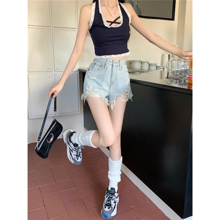 Quần Đùi Jeans Nữ,Quần Short Nữ Chất Liệu Denim Tua Rua Phong Cách Sexy Bụi Phố Hot Trend Korea L11 | BigBuy360 - bigbuy360.vn