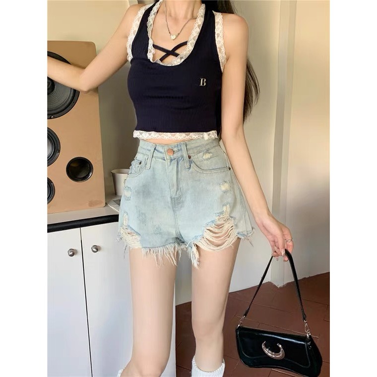 Quần Đùi Jeans Nữ,Quần Short Nữ Chất Liệu Denim Tua Rua Phong Cách Sexy Bụi Phố Hot Trend Korea L11 | BigBuy360 - bigbuy360.vn