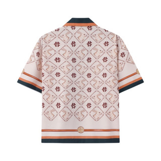 Áo Sơ Mi MIKENCO RABBIT MONOGRAM SILK Shirt