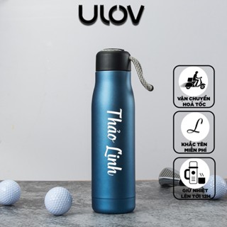  Cốc Nước Giữ Nhiệt Cao Cấp Inox 304  Ly Giữ Nhiệt Nhám Trơn Tiện Dụng Cho Dân Văn Phòng Tập Gym ULOV- BNGNL08 