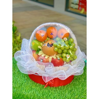 Giỏ quà tặng trái cây nhập khẩu cao cấp sài gòn ~ 4-5kg đảm bảo hàng loại 1, trái cây tươi mới