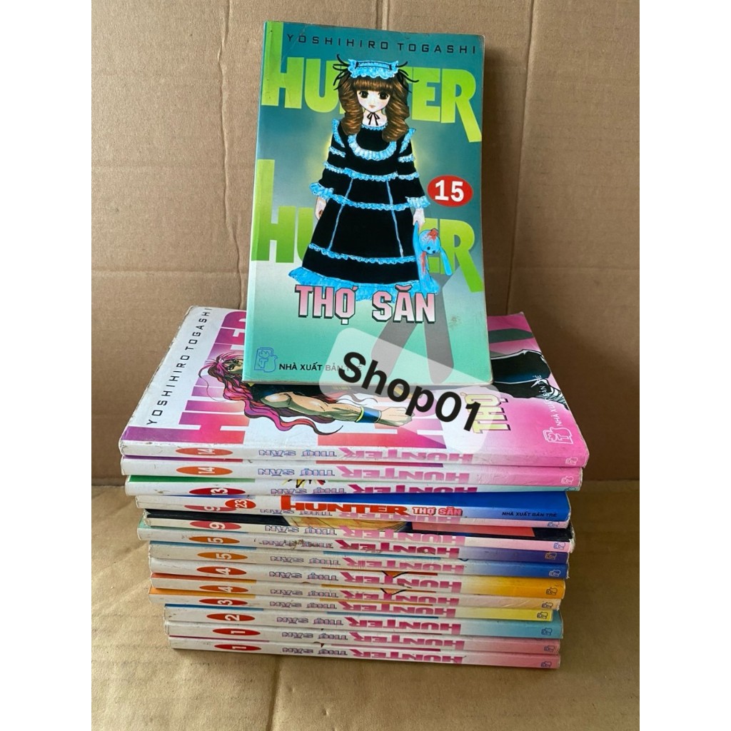 Vở truyên.tranh cũ Hunter Thợ Săn xuôi NXB Trẻ
