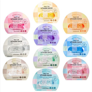 Mặt nạ Banobagi Stem Cell Vitamin Mask Whitening [Mặt nạ tế bào gốc mẫu mới Hàn Quốc]