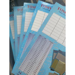Giấy Decal Tomy A4 in mã vạch ( 100 tờ /hộp ) mã số 140 141 142 143 144 145 146 147 148 149