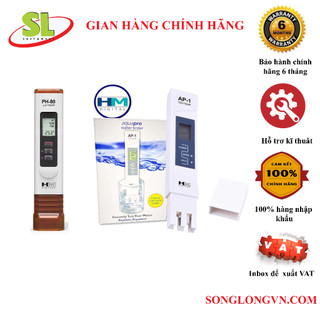 Combo 1 bút đo ph và 1 bút đo tds trong nước - hmdigital mỹ, bảo hành 6 tháng