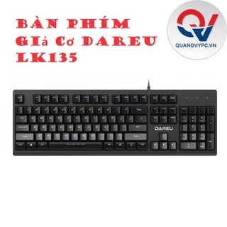 Bàn phím Dareu LK135 Chống nước Giả cơ Gõ cực êm