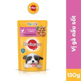 [Quà tặng] Thức ăn chó con dạng sốt Pedigree vị gà rau củ 130g
