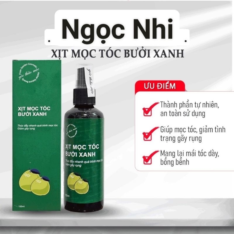   Sỉ rẻ combo 10 chai xịn  Combo 10 chai xịt mọc tóc bưởi xanh 100ml 