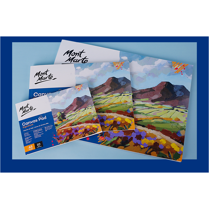 Mont marte - Sổ vẽ tranh vải toan canvas
