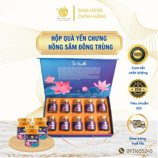 Yến chưng hồng sâm đông trùng trần dung- 30% tổ yến - bổ huyết tăng sức đề kháng cơ thể bồi bổ sức khoẻ