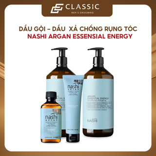 Dầu Gội - Dầu Xả Chống Rụng Tóc Nashi Argan Essensial Energy