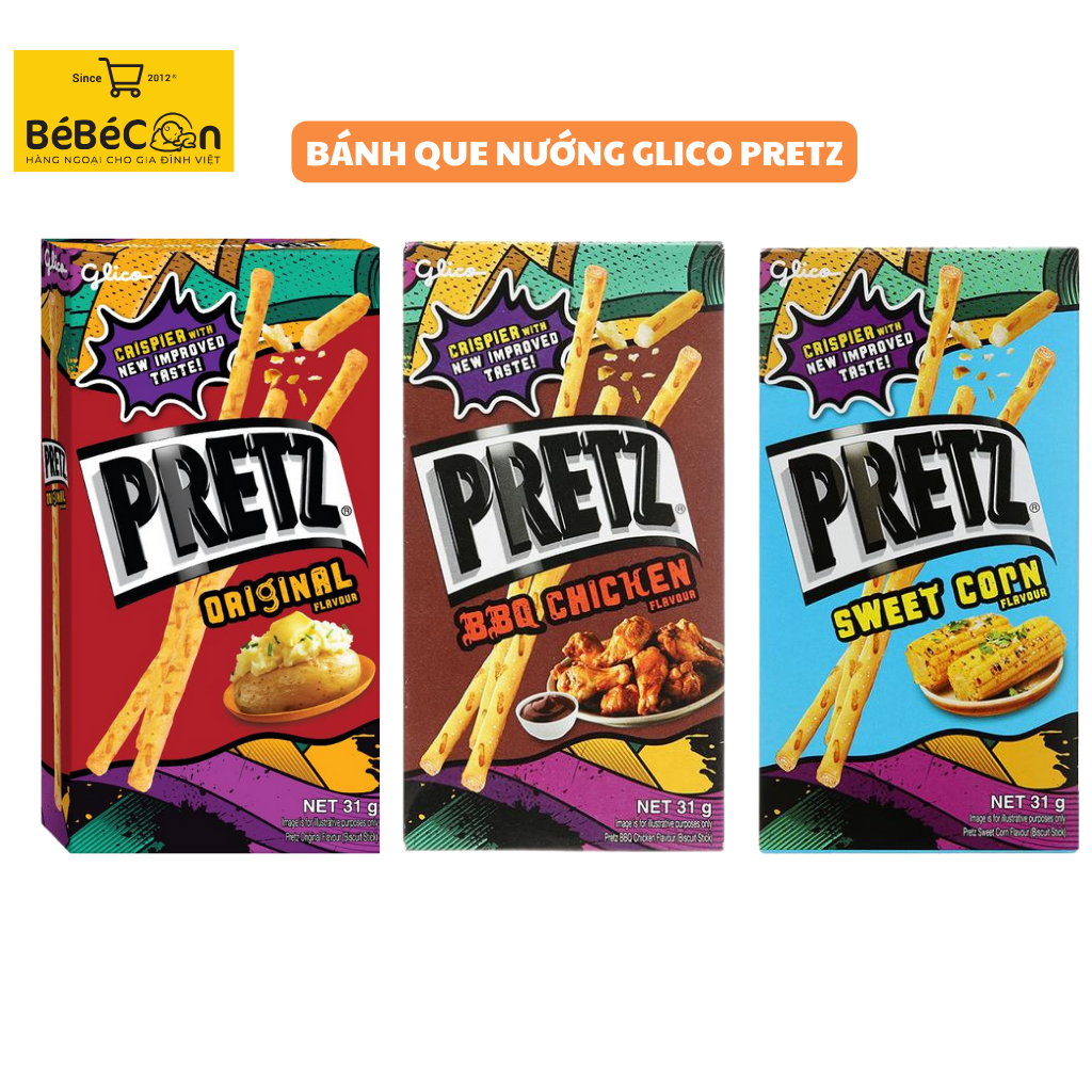 Bánh Que Nướng Glico Pretz Hộp 31g