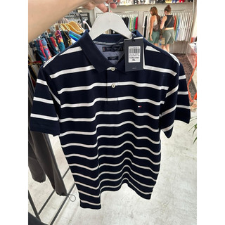 Áo thun chính hãng tommy hilfiger striped polo