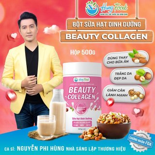 Bột Sữa Hạt Dinh Dưỡng Beauty Collagen - Hung Foods - Gìn giữ thanh xuân