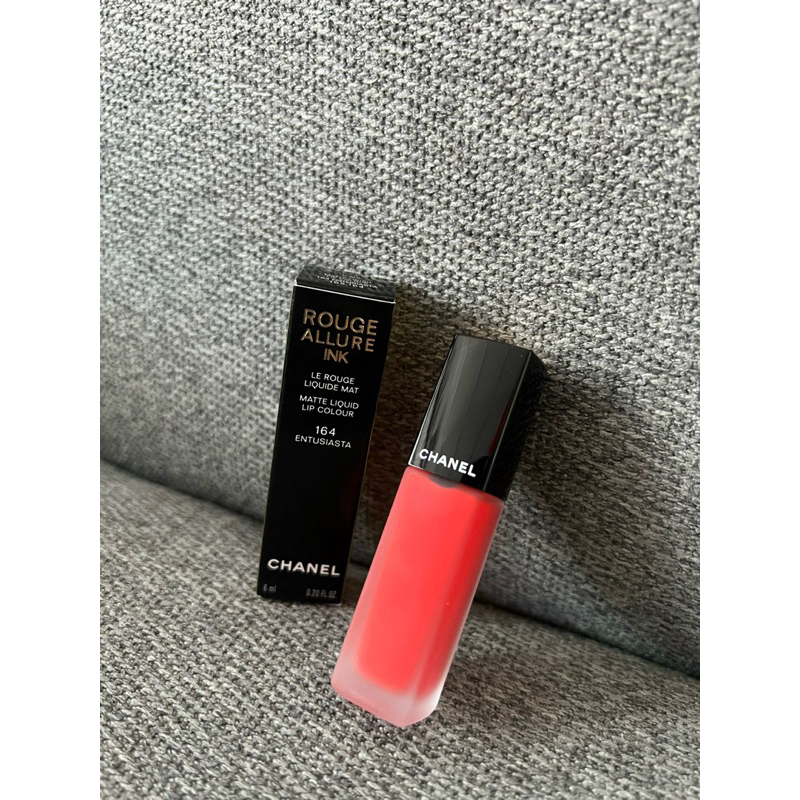SON CHANEL ROUGE ALLURE INK MÀU CAM ĐÕ 164 ENTUSIASTA