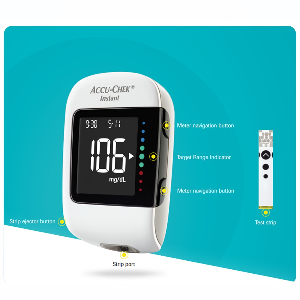 Hộp 50 Que Thử Đường Huyết ACCU-CHEK Instant