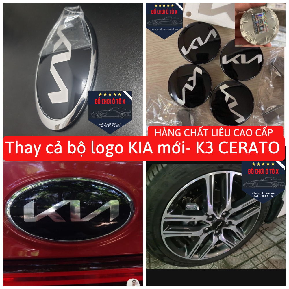 Logo KIA mới cho xe KIA K3, KIA CERATO, KIA FORTE từ 2010 - 2021, LOGO KIA K3, LOGO KIA CERATO, LOGO KIA FORTE