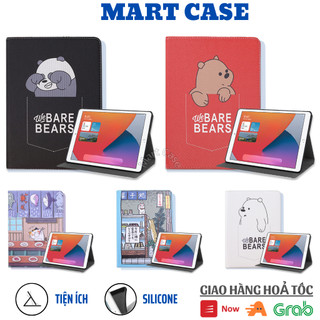 Ốp ipad Silicon Gấu đỏ cute chất đẹp Air 1-2-3-4-5-6/Gen 5-6-7-8-10/Pro 11-10.5...MART CASE