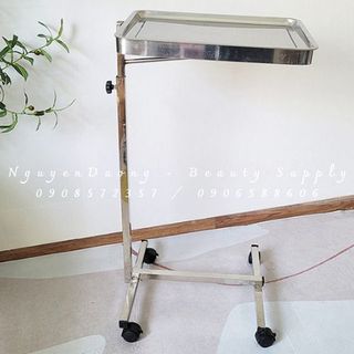 [HCM] Bàn Tít Y Tế, Bàn Tít Phẫu Thuật, Xe Đẩy Y Tế, Kệ Mazo - Chất Liệu Inox - XDND009