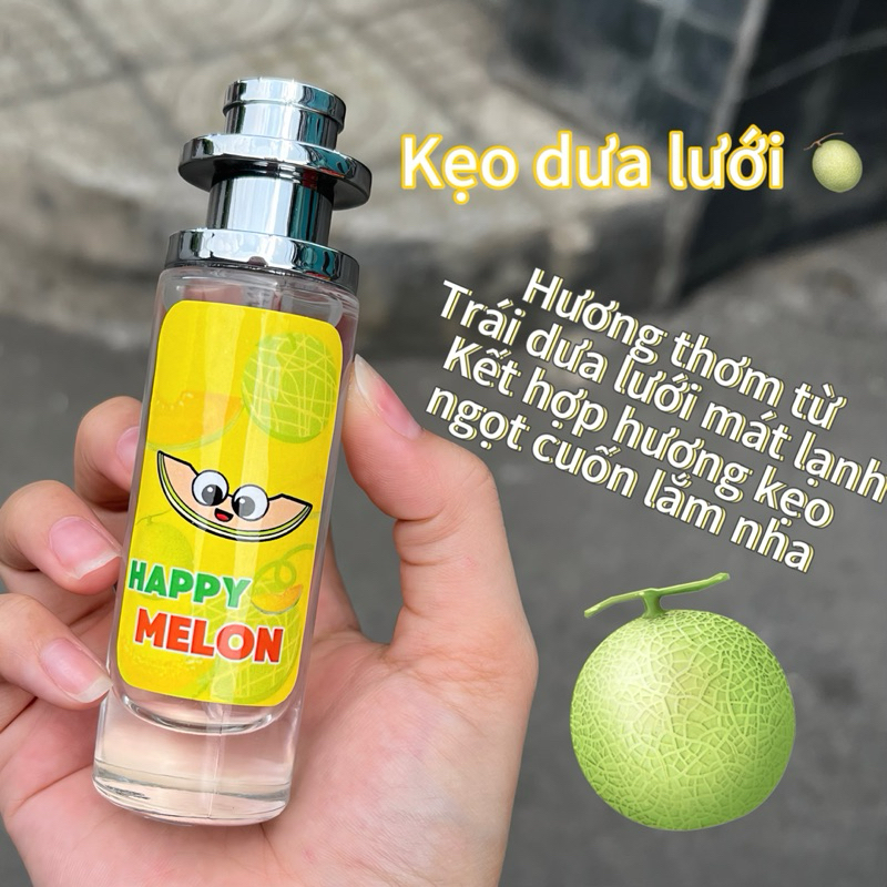NƯỚC HOA THÁI LAN MÙI KẸO TRÁI CÂY THƠM NGỌT LỊM NHẸ NHÀNG TƯƠI MÁT CHAI THUỶ TINH SANG TRỌNG 35ML