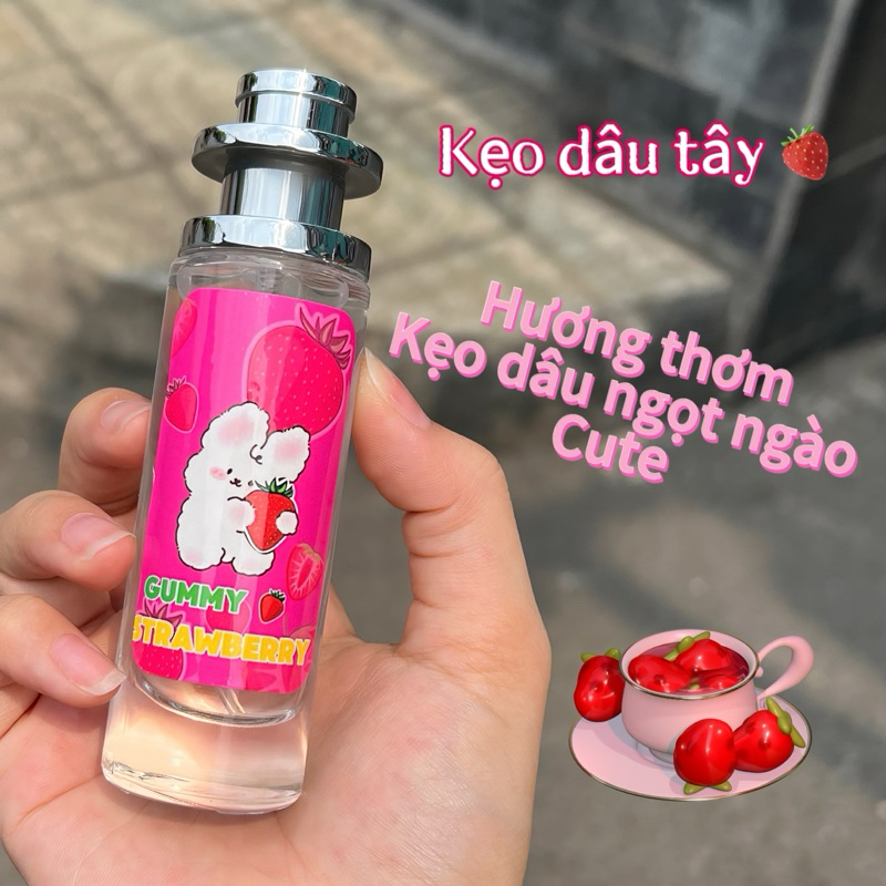 NƯỚC HOA THÁI LAN MÙI KẸO TRÁI CÂY THƠM NGỌT LỊM NHẸ NHÀNG TƯƠI MÁT CHAI THUỶ TINH SANG TRỌNG 35ML