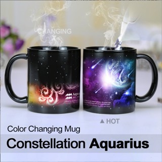 Ly cốc sứ đổi màu in hình 12 cung hoàng đạo cực đẹp- Hàng xuất khẩu