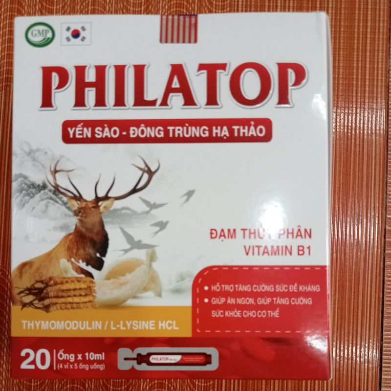 Philatop yến sào - đông trùng hạ thảo