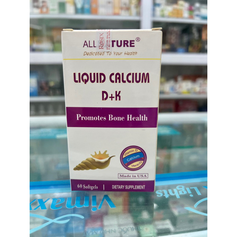 Thực phẩm bảo vệ sức khoẻ Liquid Calcium D +K