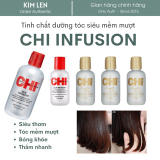 Tinh chất dưỡng tóc CHI Silk Infusion. Tinh dầu, serum dưỡng tóc mềm mượt, óng ả, phục hồi hư tổn 15ml