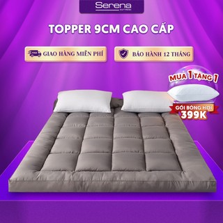 Topper đệm/topper nệm, tăng tiện nghi serena mattress làm mềm đệm cao cấp tấm đệm mát trải giường xuất nhật