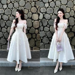 Váy Tacta Đính Kết Hoa ( Mặc Được 2 Kiểu) Y88