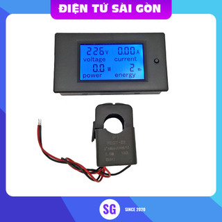 Đồng Hồ Đo Dòng Áp Công Suất Mức Năng Lượng AC 100A (CT kẹp)