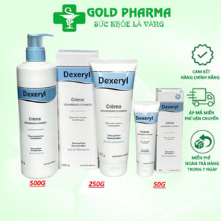 Kem Dưỡng Da Chống Nẻ Pháp Dexeryl Crème 50g - Kem Nẻ Dưỡng Ẩm Da Hỗ Trợ Cải Thiện Da Khô, Nứt Nẻ