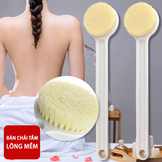 Bàn Chải Cọ Lưng TEKCO STATION Nhật Bản Siêu Mềm Giúp Tẩy Da Chết, Massage Thư Giãn