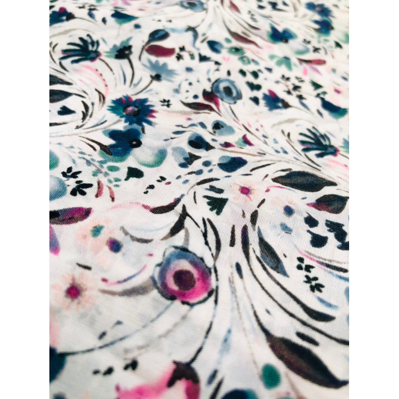 KT01 - Vải kate cotton hoa nhí