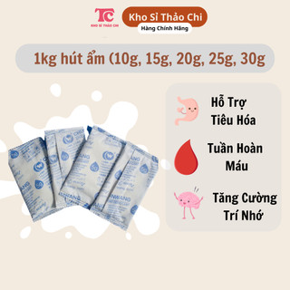 1kg hút ẩm (10g, 15g, 20g, 25g, 30g, 35g, 40g) dành cho thực phẩm khô, hút ẩm hiệu quả, hàng chính hãng giá gốc