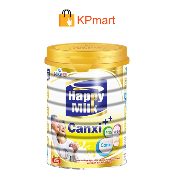 Sữa bột canxi Happy Milk 900g