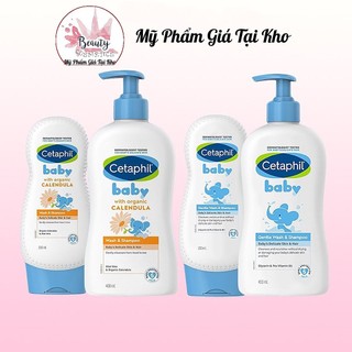 Sữa tắm gội Cetaphil baby wash & shampoo 230ml và 400ML