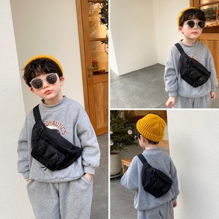 Túi đeo chéo bao tử cho bé trai Magickids 2 ngăn tiện lợi phong cách Hàn Quốc đi học đi chơi PK24003