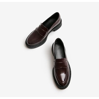 ENSO - Giày Loafer Da Thật RIVER Màu Đen