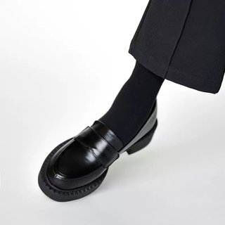 ENSO - Giày Loafer Da Thật RIVER Màu Đen