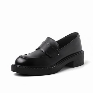 Enso - giày loafer da thật river màu đen