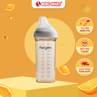 Bình Sữa Hegen Thiết Kế Hình Vuông Hàng Cao Cấp Chính Hãng Dung Tích 330ml Bibo Mart
