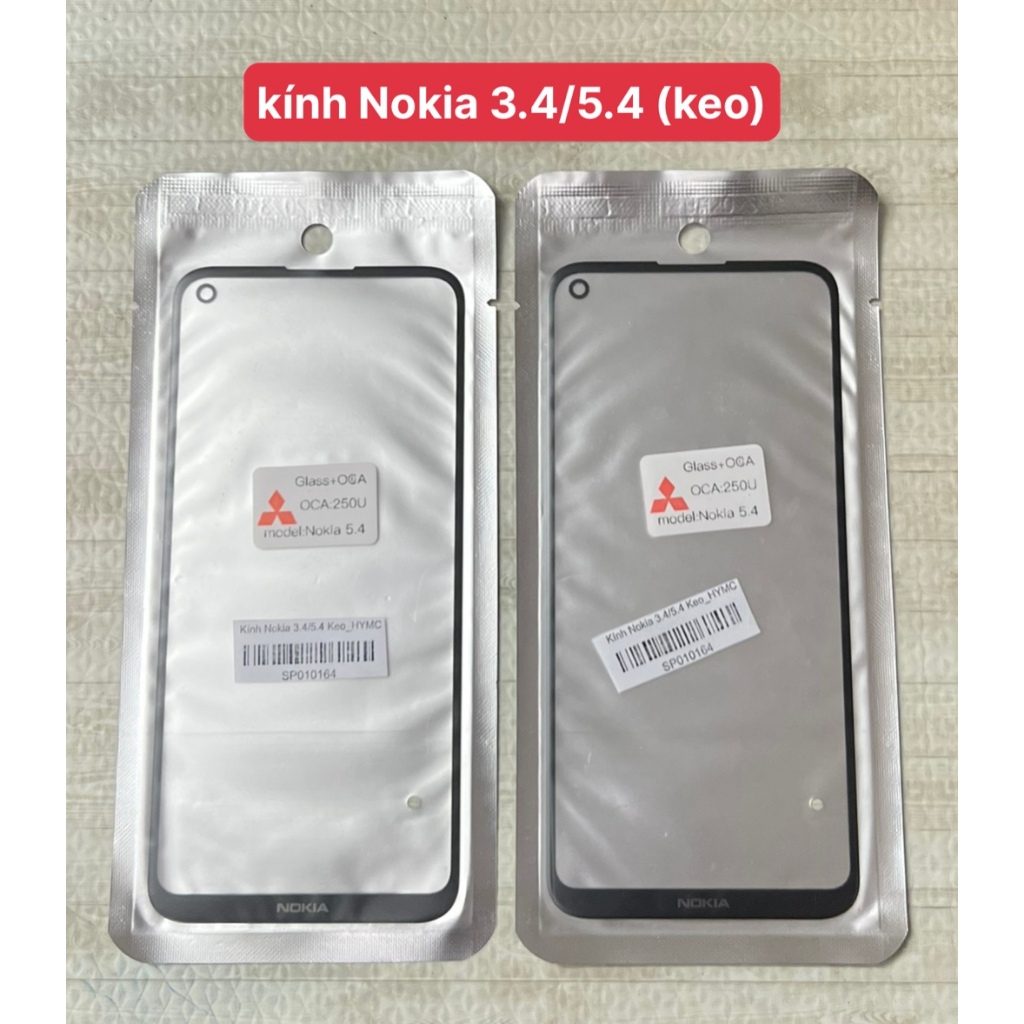 Kính ép Nokia 3.4 / 5.4 (keo)